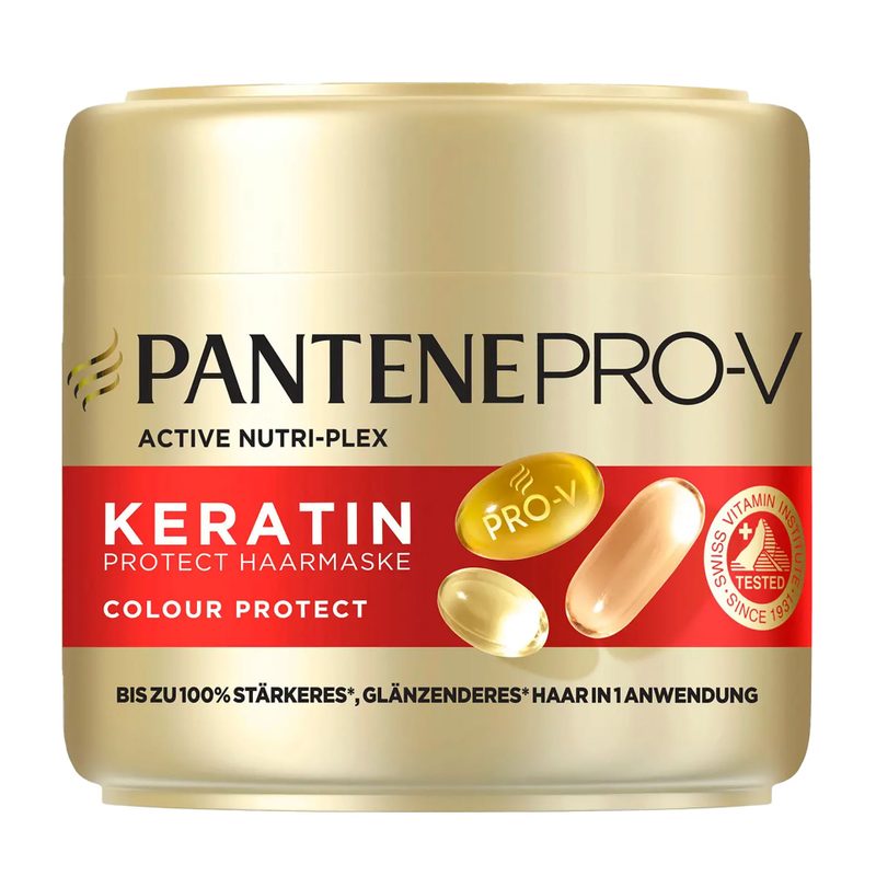 PANTENE μάσκα μαλλιών keratin colour protect 300ml – Μάσκες Μαλλιών