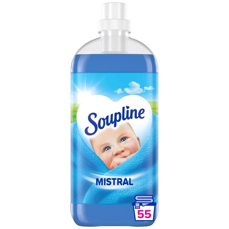 SOUPLINE συμπυκνωμένο μαλακτικό mistral 55μεζ 1,155lt – Μαλακτικά Ρούχων