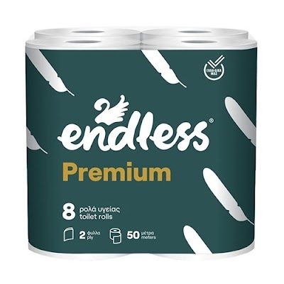 ENDLESS χαρτί υγείας premium 8x185gr – Χαρτιά Υγείας