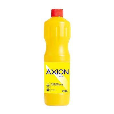 AXION παχύρρευστο χλωροκαθαριστικό με άρωμα λεμόνι 750ml – Καθαριστικά Επιφανειών