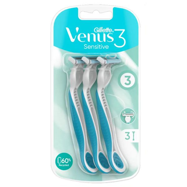 GILLETTE ξυραφάκια venus 3 sensitive 3τεμ
