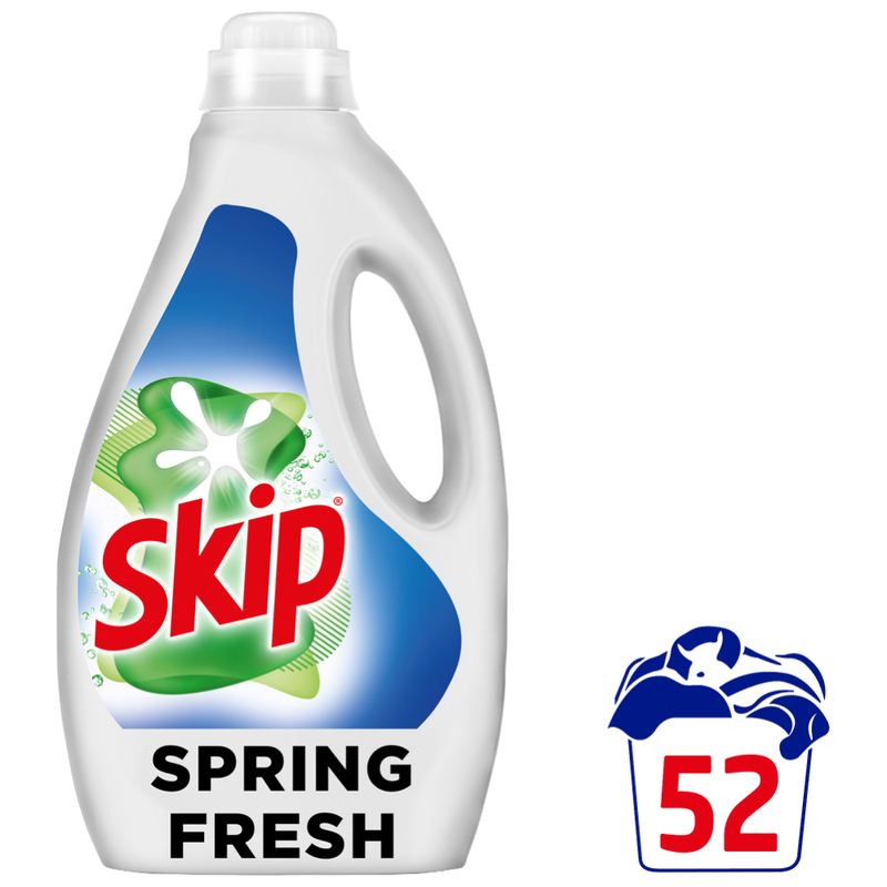 SKIP υγρό πλυντηρίου ρούχων Spring Fresh 52μεζ 2,34lt – Απορρυπαντικά Ρούχων