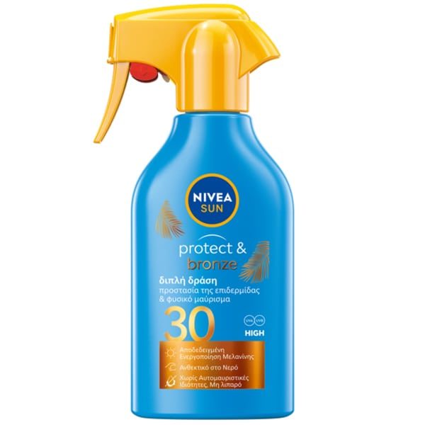 NIVEA sun αντηλιακό protect και bronze spray spf30 250ml – Αντηλιακά