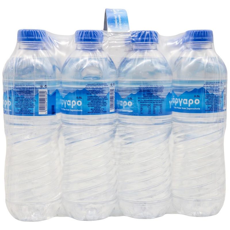 ΓΑΡΓΑΡΟ επιτραπέζιο νερό 12x500ml – Εμφιαλωμένα Νερά