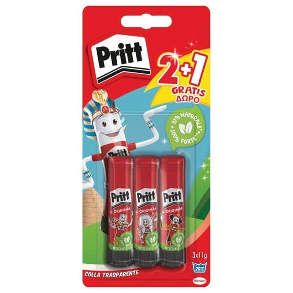 PRITT κόλλα stick 3x11gr – Κόλλες