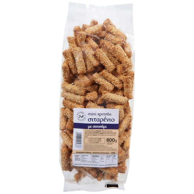Κριτσίνια mini με σουσάμι 800gr – MrPanda – Αρτοσκευάσματα