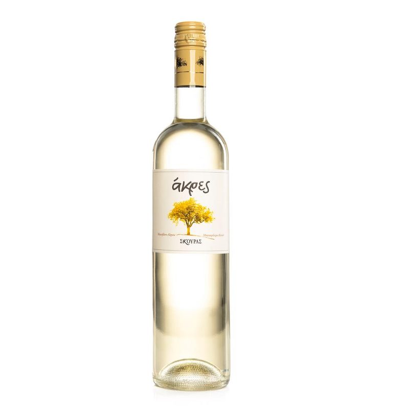 ΣΚΟΥΡΑΣ Άκρες λευκός οίνος 750ml – Σκούρας – Κρασιά