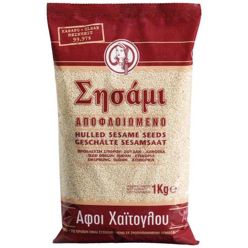 ΑΦΟΙ ΧΑΙΤΟΓΛΟΥ σησάμι αποφλοιωμένο 1Kg – Αφοι Χαΐτογλου – Ξηροί Καρποί και Αποξηραμένα Φρούτα