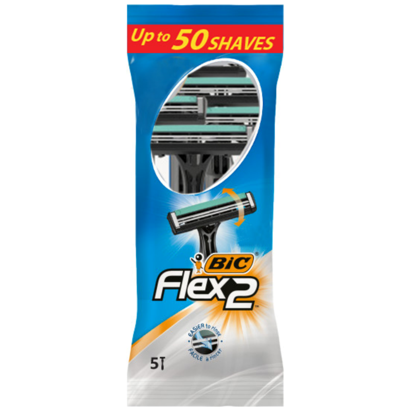 Bic ξυραφάκια flex2 pivot comfort 5τεμ