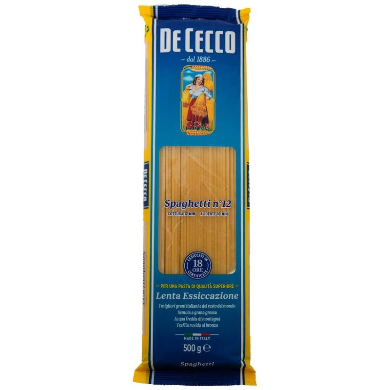 DE CECCO ζυμαρικά Spaghetti No12 500gr