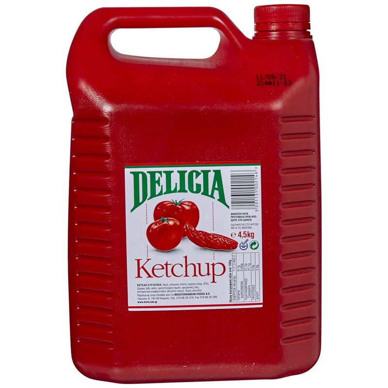 DELICIA κέτσαπ 4.5kg – Σάλτσες και Dressings