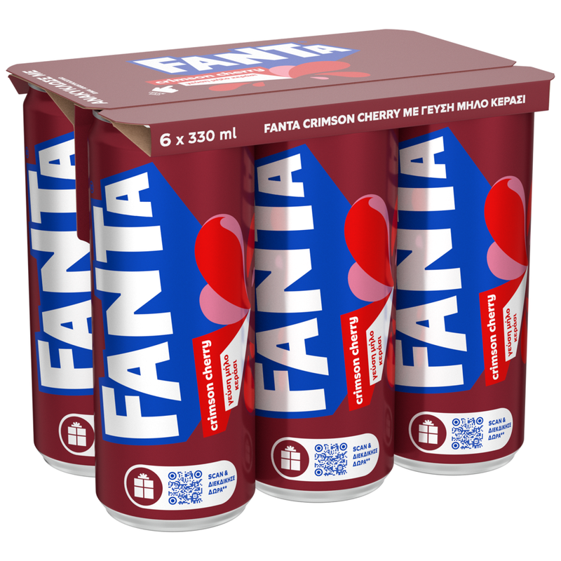 FANTA αναψυκτικό μήλο και κεράσι 6x330ml – Αναψυκτικά