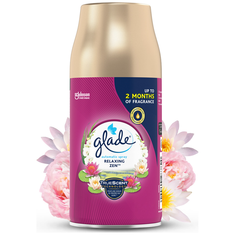 GLADE αποσμητικό χώρου ανταλλακτικό relaxing zen 269ml – Αρωματικά Χώρου