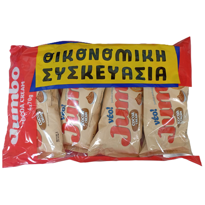 OHONOS SNACKS Jumbo κρουασάν κρέμα κακάο 4x70gr – Κέικ, Τσουρέκια και Κρουασάν