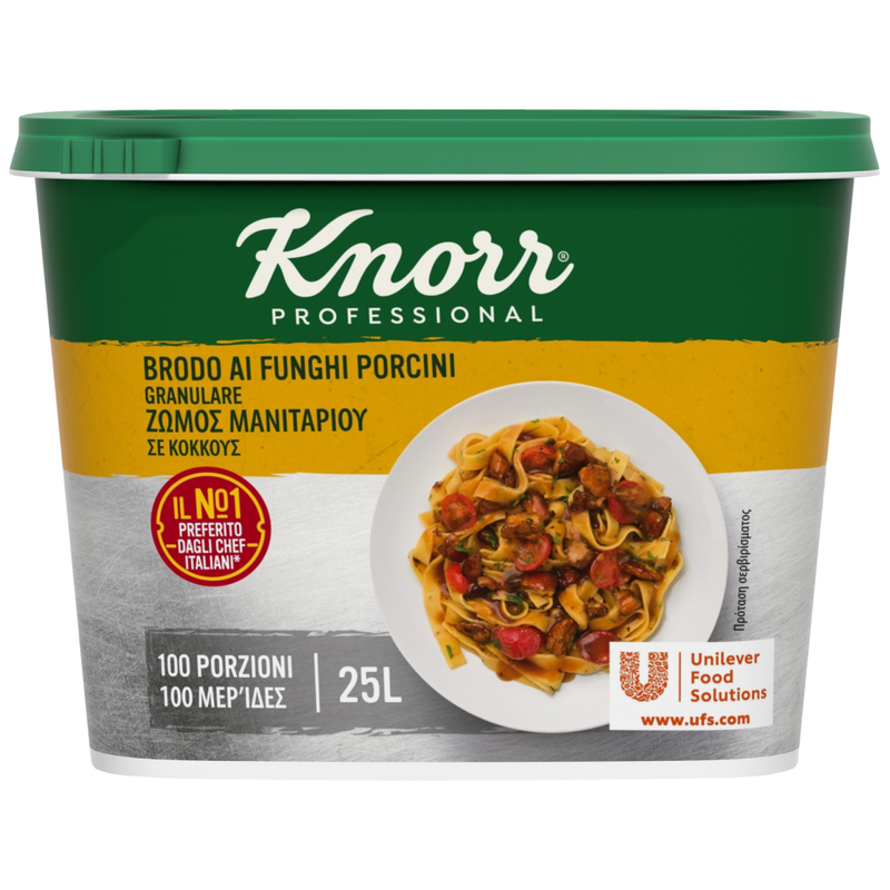 KNORR ζωμός μανιταριού με porcini 500gr – Υλικά Μαγειρικής