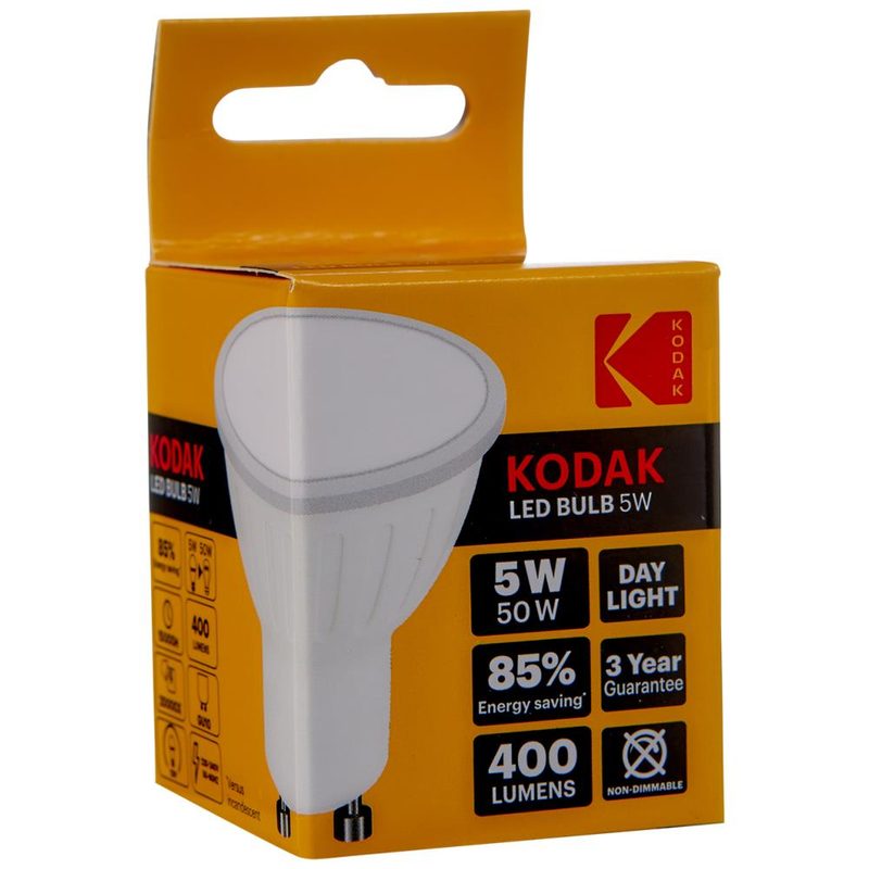 KODAK λάμπα πυρακτώσεως Led GU10 5W Ψυχρό λευκό – Λάμπες LED