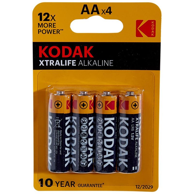 KODAK μπαταρία αλκαλική ΑΑ 4τεμ – Αλκαλικές Μπαταρίες