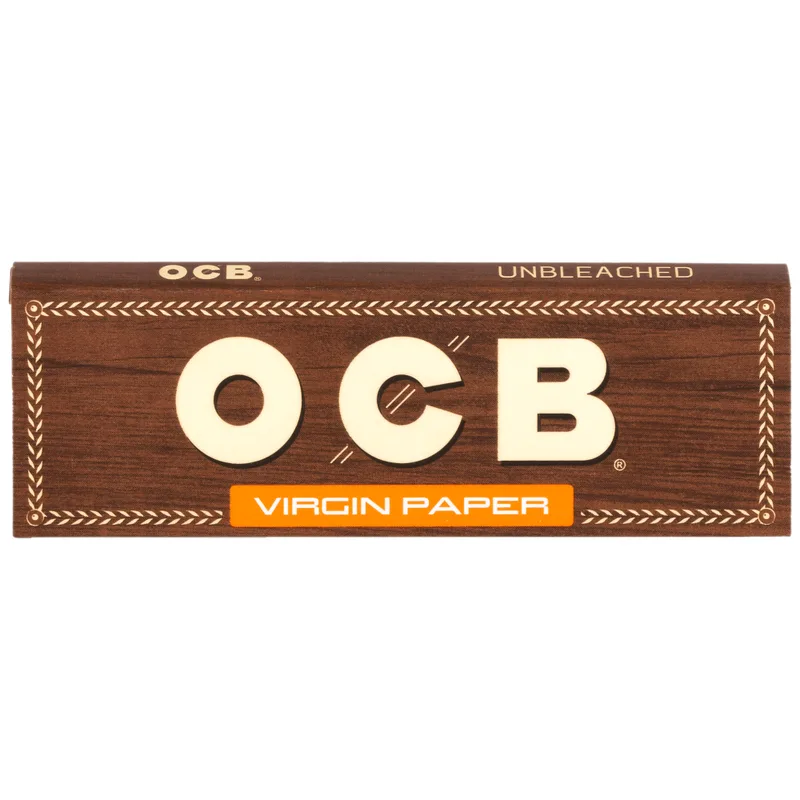 OCB χαρτάκια single unbleached 50τεμ – Χαρτάκια Στριφτού
