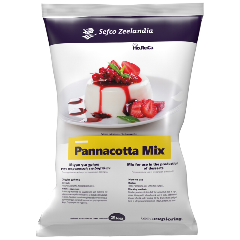 SEFCO ZEELANDIA μείγμα για πανακότα 2kg – Έτοιμα Μείγματα για Γλυκά