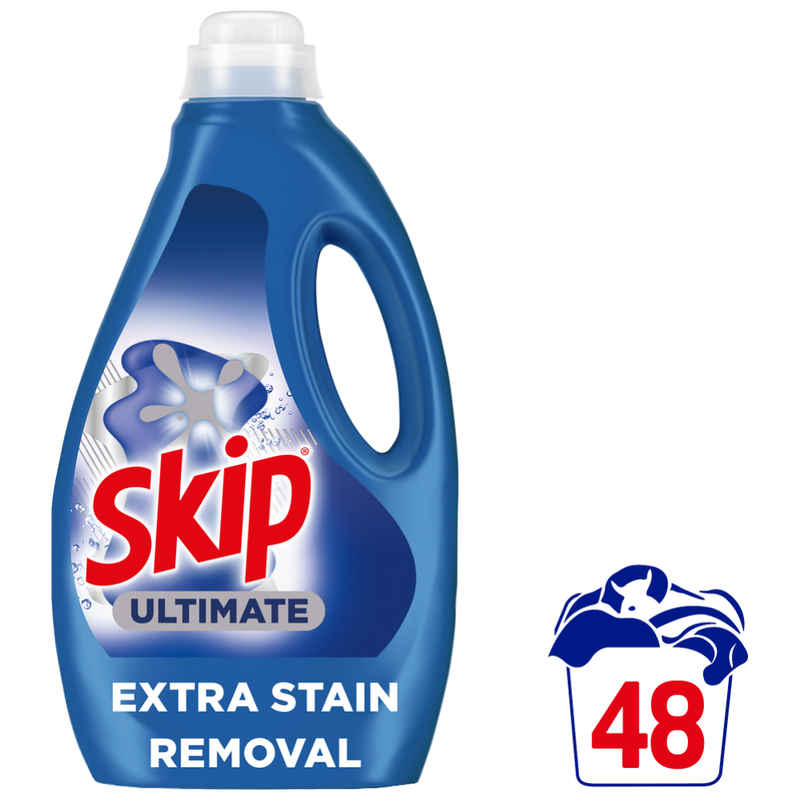 SKIP υγρό απορρυπαντικό πλυντηρίου ρούχων ultimate extra stain remover 48μεζ 2,10lt – Απορρυπαντικά Ρούχων