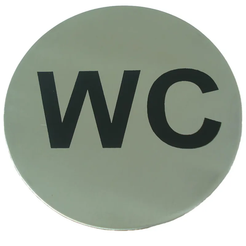 TABLETOP σήμανση WC αλουμινίου 9cm – Σήμανση και διαφήμιση