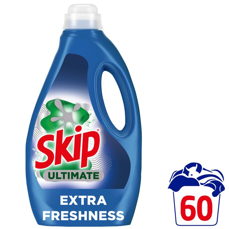 SKIP υγρό απορρυπαντικό πλυντηρίου ρούχων ultimate extra freshness 60μεζ 3lt – Απορρυπαντικά Ρούχων