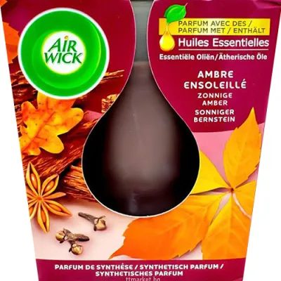 AIR WICK αρωματικό κερί amber sunshine 105gr – Κεριά