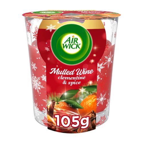 AIR WICK αρωματικό κερί mulled wine clementine και spice 105gr – Κεριά