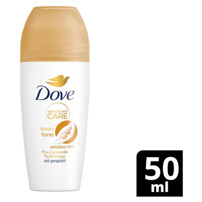 DOVE αποσμητικό σώματος roll-on advanced even tone sensitive skin 50ml – Αποσμητικά