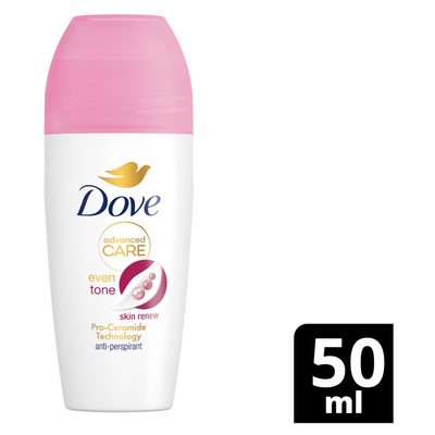 DOVE αποσμητικό σώματος roll-on advanced even tone skin renew 50ml – Αποσμητικά