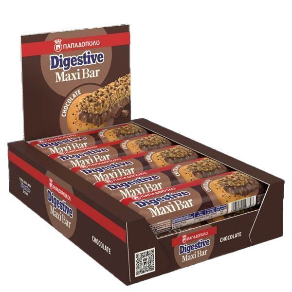 ΠΑΠΑΔΟΠΟΥΛΟΥ μπάρες δημητριακών digestive bar με σοκολάτα 10x50gr – Παπαδοπούλου