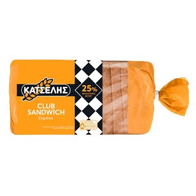 ΚΑΤΣΕΛΗΣ ψωμί του τοστ σταρένιο club sandwich 500gr – Κατσέλης – Αρτοσκευάσματα