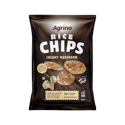 AGRINO chips σνακ με μανιτάρια 60gr – Πατατάκια