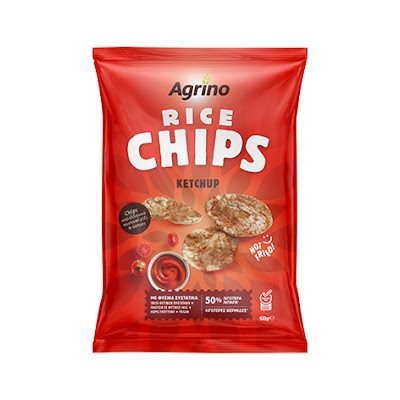 AGRINO chips σνακ με ketchup 60gr – Πατατάκια