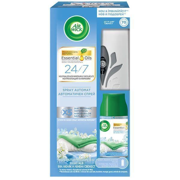 AIR WICK Freshmatic αυτόματη συσκευή διάχυσης αρώματος και ανταλλακτικό Lilly Flower 250ml – Αρωματικά Χώρου