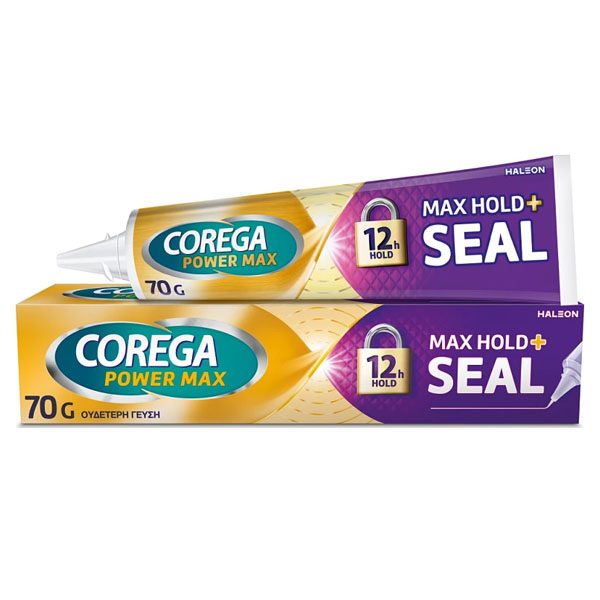 COREGA στερεωτική κρέμα οδοντοστοιχίας Max Hold και Block 70gr – Προϊόντα για Τεχνητές Οδοντοστοιχίες
