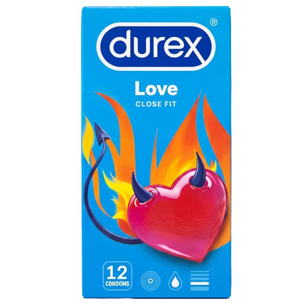 DUREX προφυλακτικά love easy on 12τεμ