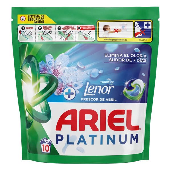 ARIEL κάψουλες πλυντηρίου ρούχων Touch Of Lenor Fresh Sensations 10τεμ – Απορρυπαντικά Ρούχων