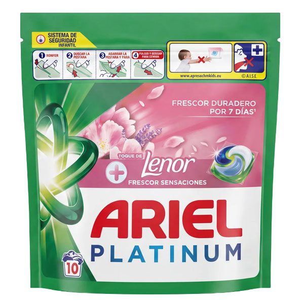 ARIEL κάψουλες πλυντηρίου ρούχων Touch of Lenor April Freshness 10τεμ – Απορρυπαντικά Ρούχων