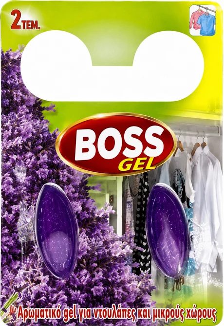 BOSS αρωματικό ντουλάπας λεβάντα σε μορφή gel 2τεμ – Αρωματικά Χώρου