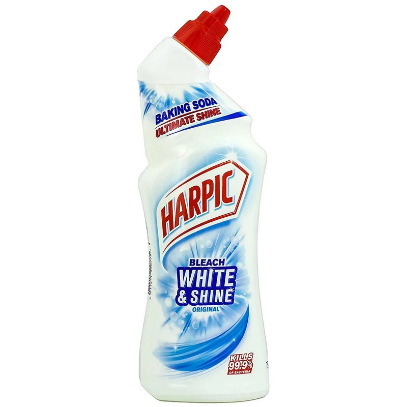 HARPIC υγρό καθαριστικό λεκάνης white και shine original 750ml – Καθαριστικά Μπάνιου