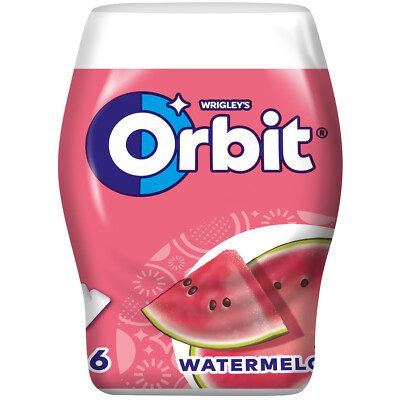 ORBIT τσίχλες καρπούζι βάζο 64gr – Καραμέλες, Γλειφιτζούρια και Τσίχλες