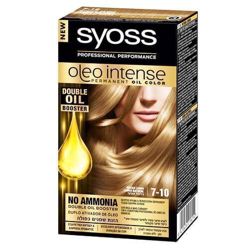 SYOSS βαφή μαλλιών oleo φυσικό ξανθό N7-10 – Βαφές Μαλλιών