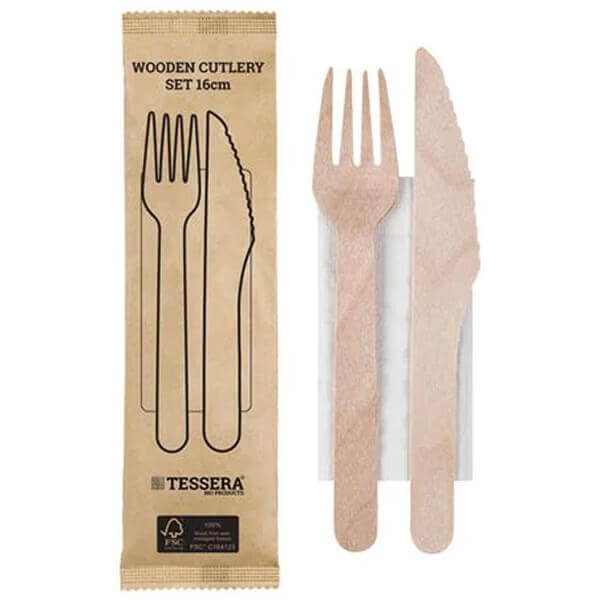 TESSERA κουβέρ ξύλινα 160mm ατομικά 100τεμ – Διάφορα Αναλώσιμα Εστίασης μιας Χρήσης