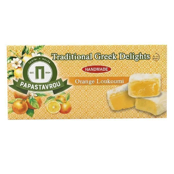 ΠΑΠΑΣΤΑΥΡΟΥ λουκούμια πορτοκάλι 200gr – Παπασταύρου – Παραδοσιακά Γλυκά