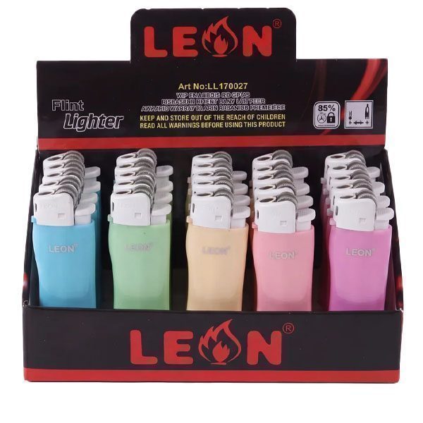 LEON αναπτήρας μίνι beauty colors 25τεμ – Αναπτήρες