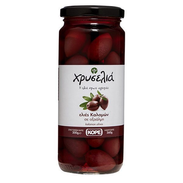 ΧΡΥΣΕΛΙΑ ελιές καλαμών 200gr – Χρυσελιά