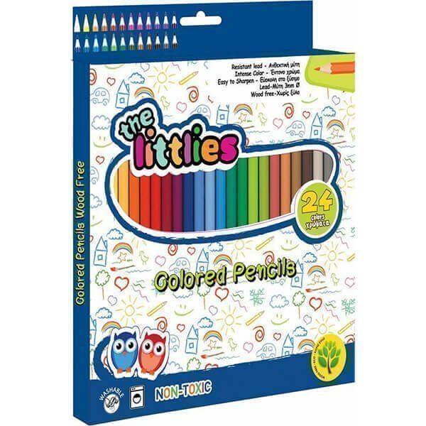 THE LITTLIES ξυλομπογιές 24τεμ
