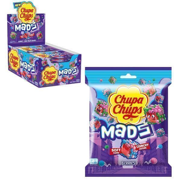 CHUPA CHUPS Mads ζελεδάκια berries 12x115gr – Καραμέλες, Γλειφιτζούρια και Τσίχλες