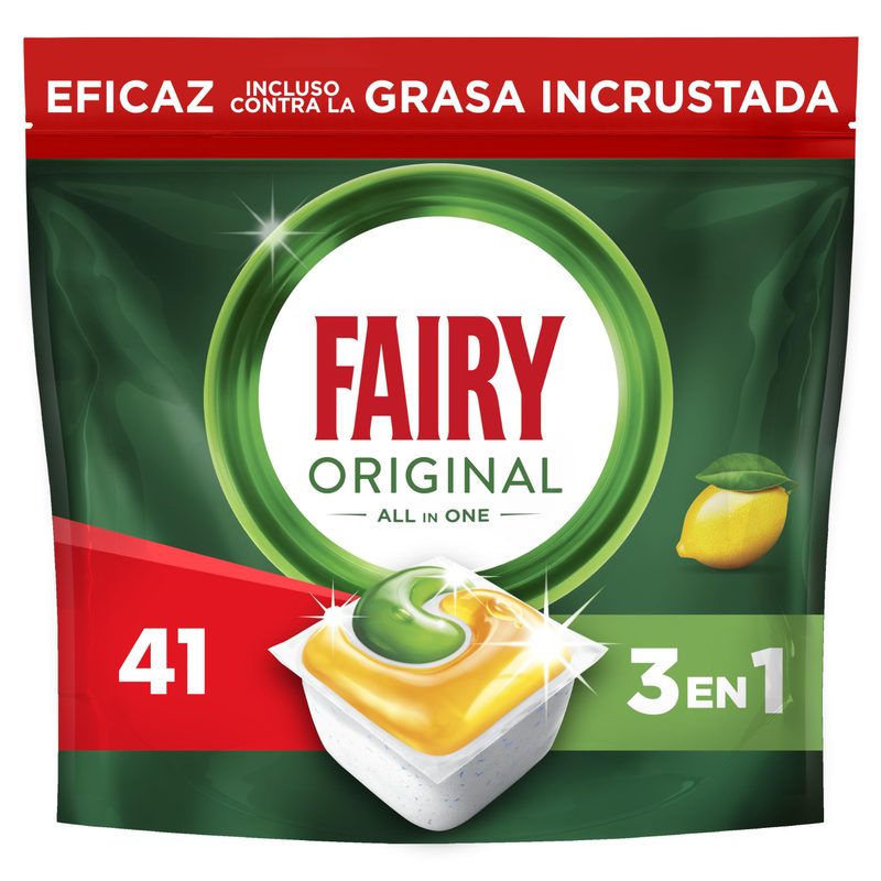 FAIRY ταμπλέτες πλυντηρίου πιάτων all in one original 41τεμ – Απορρυπαντικά Πλυντηρίου Πιάτων